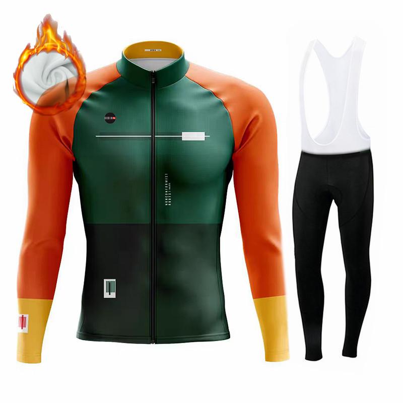 Комплект зимней велосипедной джерси Gobikful с термофлисом, велосипедная одежда, велосипедная одежда, костюм для катания на горном велосипеде