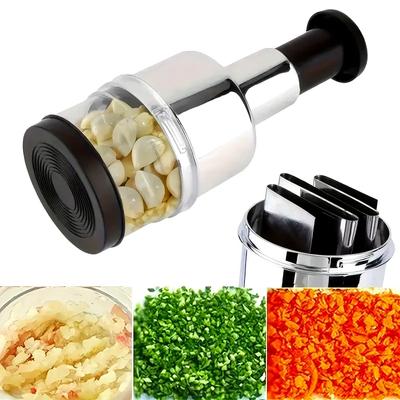 Многофункциональный кухонный инструмент, эффективный ручной чесночница, измельчитель овощей и лука, мини-измельчитель для домашней кухни, приготовления пищи