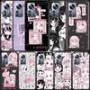 Милый чехол для телефона Kawaii Japan Girls Harajuku для Xiaomi Poco X6 X5 X4 X3 GT NFC M4 M5 Pro 5G M3 Mi Note 10 Lite F5 F4 F3 F2 F1 Ca