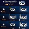 1/2/4/8 Pcs 100 LED Solar Lights Outdoor Solar Powered Motion Sensor Lights Outdoor Waterproof Wall Lamp Night Light with 3 Modes 270deg Wide Angle
