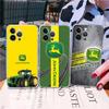 Зеленый Грузовик J-John Для IPhone 17 16 15 14 13 12 11 Pro Max Plus Прозрачный Мягкий ТПУ Чехол для Телефона