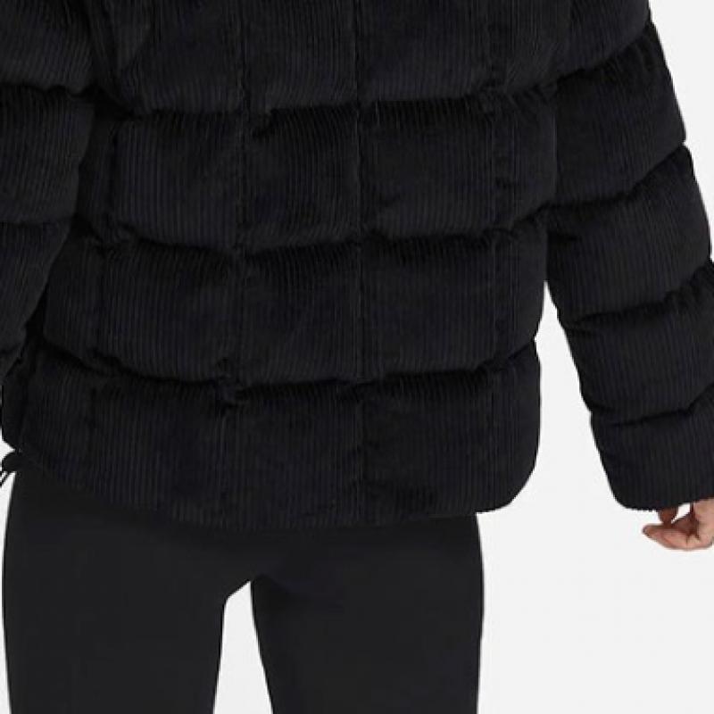 Nike Padded Jumper Women S eSSentialS Thermafit overSized Corduroy Padded Jacket Fd8214 010 S2311