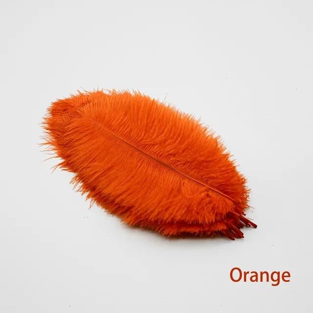 20 шт./лот, натуральные белые страусиные перья, аксессуары ручной работы, свадебные украшения для дома, Марди Гра, красочные плюмы, деко