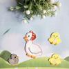 Self-Adhesive Cute Cartoon Duck Embroidered Patch for Clothes and Bags