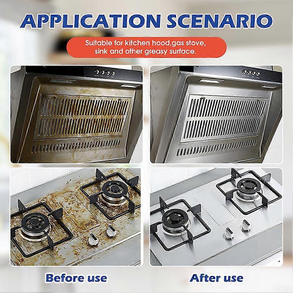 300ml Greasy Dirt Clean Spray Powerful Kitchen Oil Stain Removal Multipurpose Grease Remover for Oven Stove