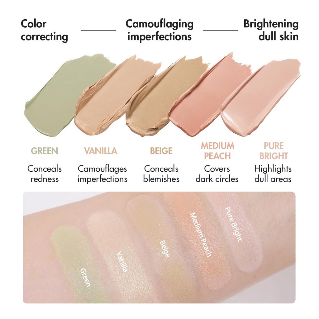 Палитра теней для век LUNA Long Lasting Concil 1, прозрачная крышка №