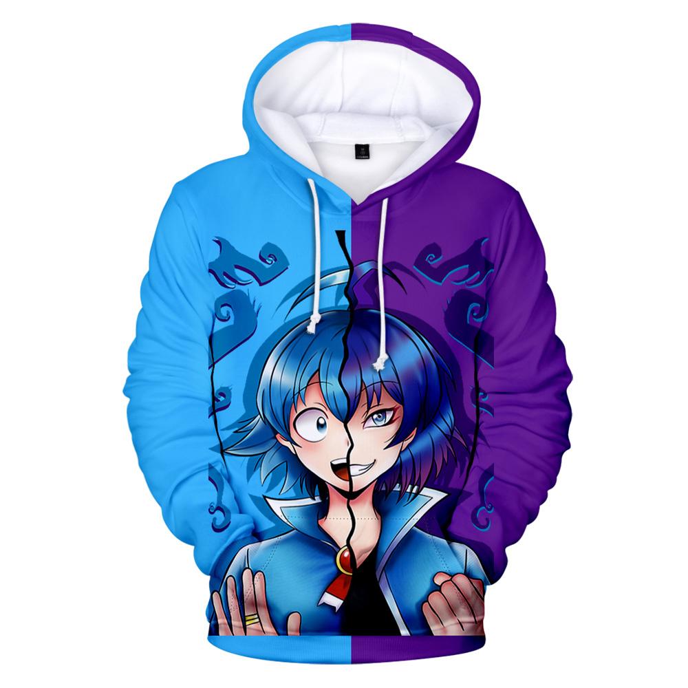 3D Welcome To Demon School! Iruma-kun Hoodie Harajuku Clothing for Men and Women Sweatshirt Spring and Autumn Models