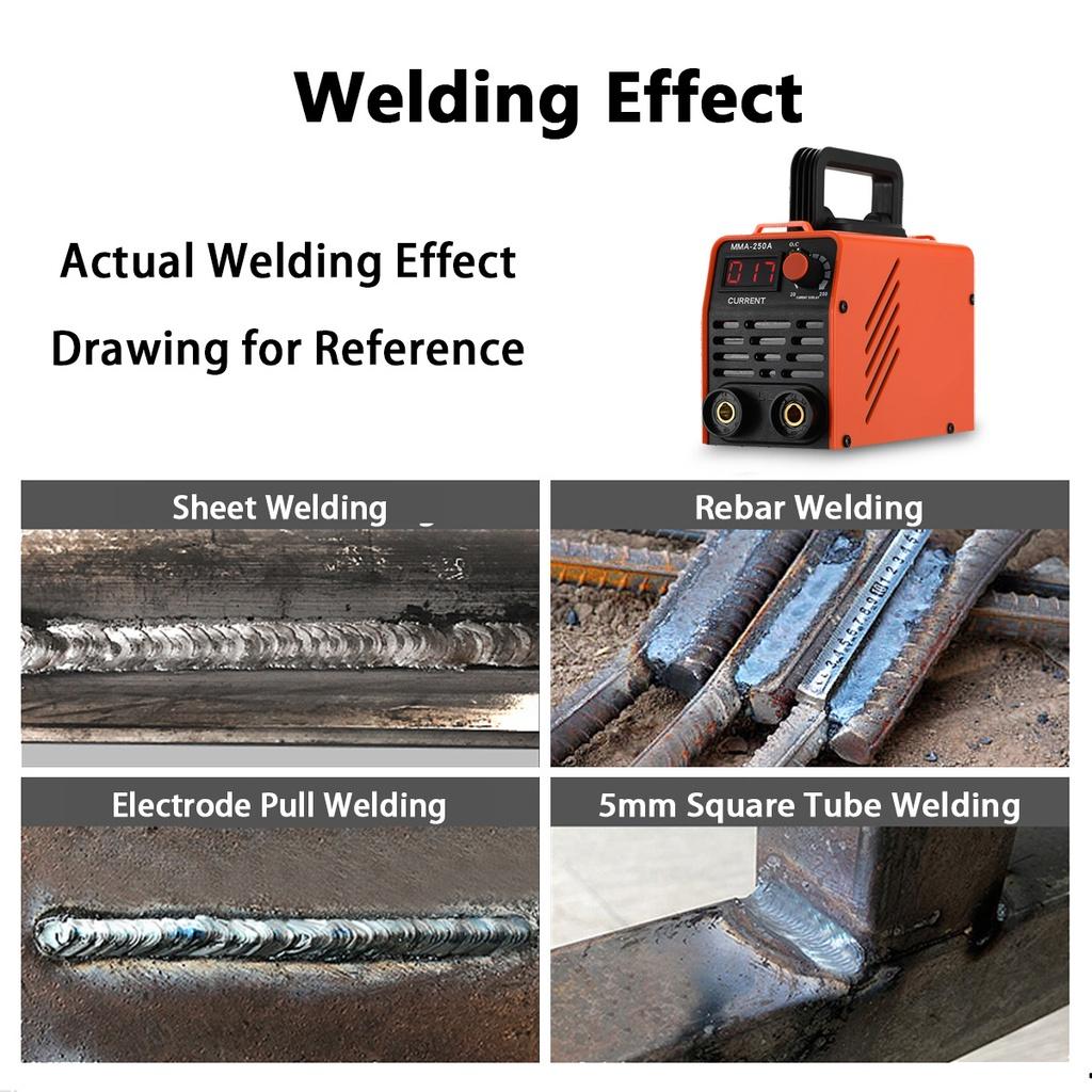 250A 4000W 6.5KVA Инверторный сварочный аппарат для электрической дуговой сварки Портативный полностью автоматический сварочный аппарат обратной сварки для сварочных работ