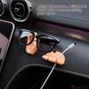Зажим для автомобильных очков, форма руки, тип присоски, противоскользящий автомобильный интерьерный держатель для очков, органайзер для солнцезащитных очков, кабели для организации