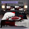 1PC Rose pattern Bedding Quilt Set Quilt Cover Pillowcase Home Decoration Birthday Gift (1 * duvet cover + 25 * pillowcase, without core)