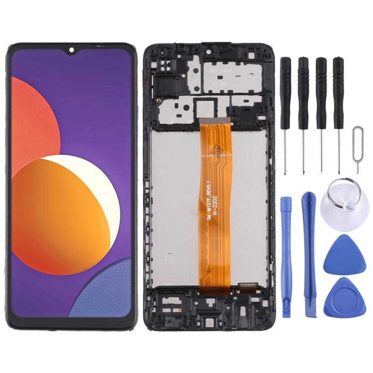 Оригинальный ЖК-экран и сенсорный экран в сборе с рамкой для Samsung Galaxy M12 SM-M127