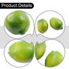 6Pcs Artificial Lemons Plastic Fake Fruit For Home Decoration Photography Props