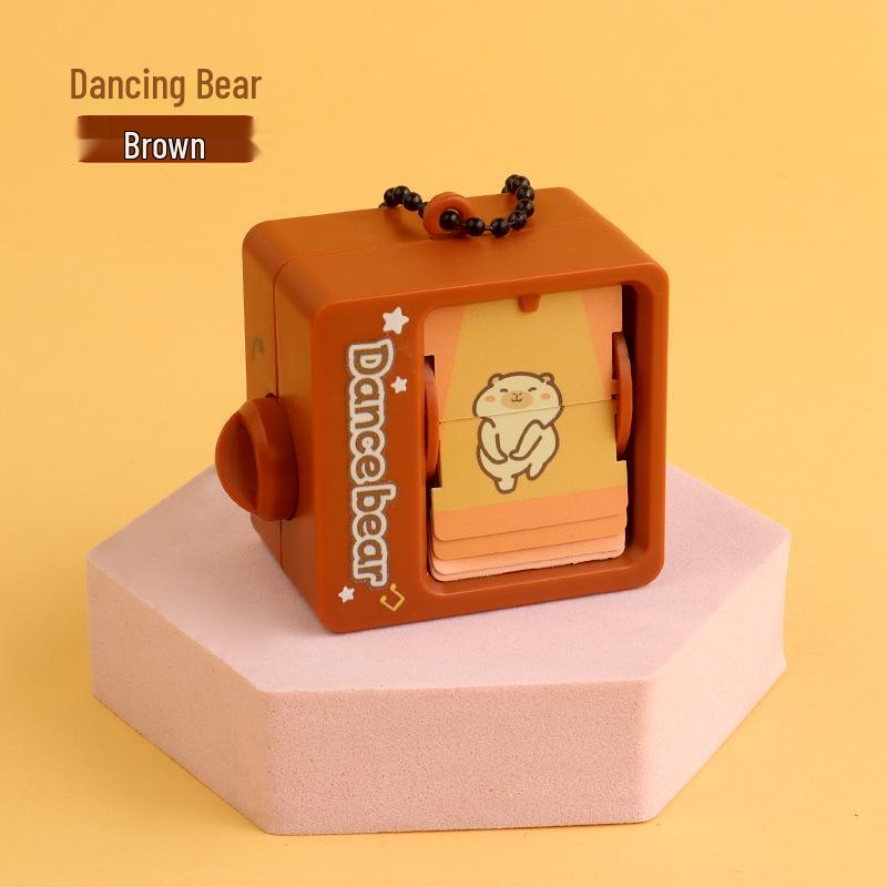 Творческий мультяшный брелок-книжка-раскладушка Капибара: Милая подвеска в виде питомца и брелок для школьной сумки