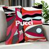 Бренд EMILIO PUCCI Наволочка Набор Наволочек 4 шт. 50x50 45x45 40x40 Наволочка Декоративная Диван Домашний Декор