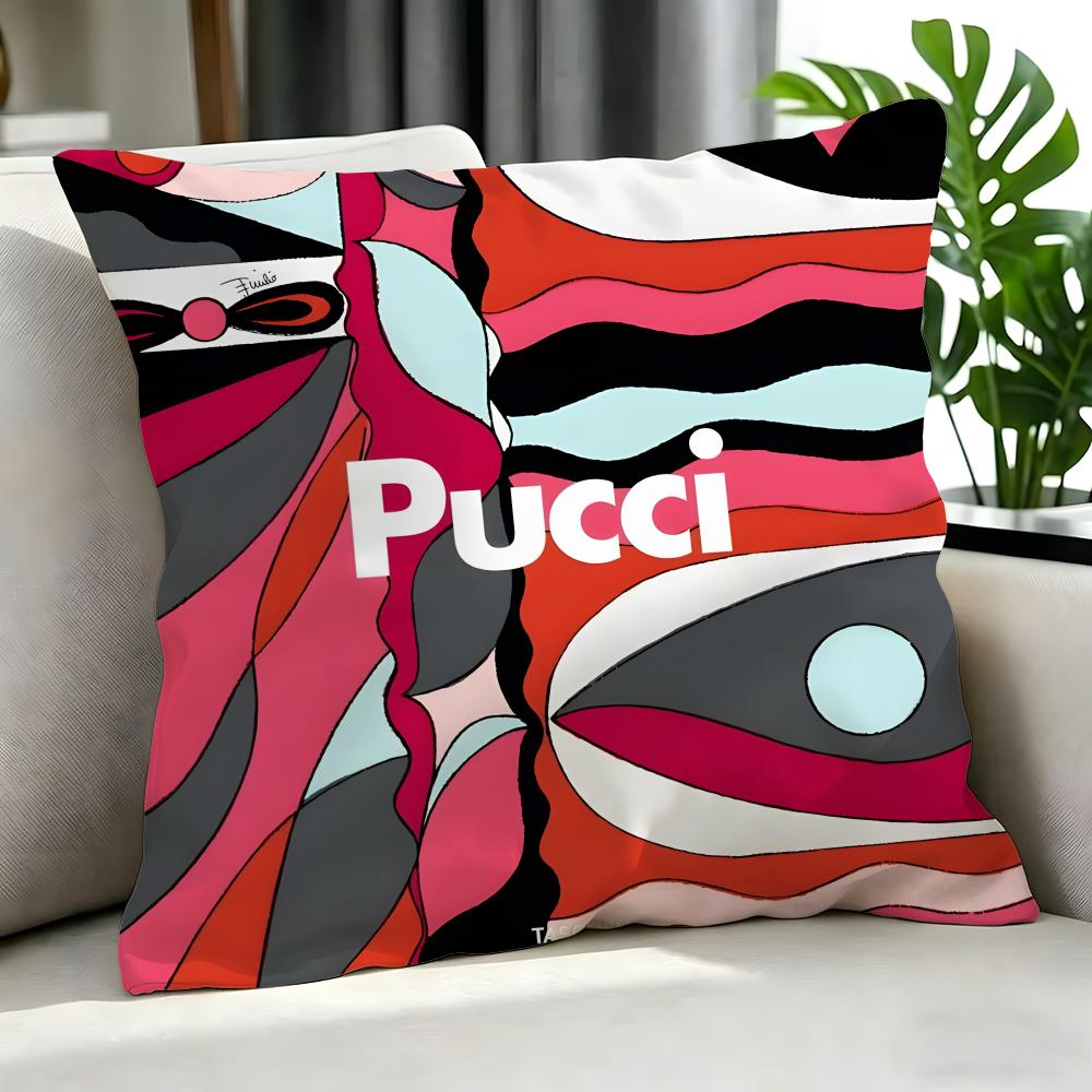 Бренд EMILIO PUCCI Наволочка Набор Наволочек 4 шт. 50x50 45x45 40x40 Наволочка Декоративная Диван Домашний Декор