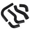 Life Palette JA11 Jimny Silicone Radiator Hose Turbo Hose Set 5-Piece (Black)