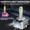 2 шт. 60000 лм D1S D3S светодиодные лампы для фар D2S D4S D8S D1R D2R D3R D4R D8R Turbo LED 30SMD CSP лампы для автомобильной фары Canbus 100 Вт 6500К фара