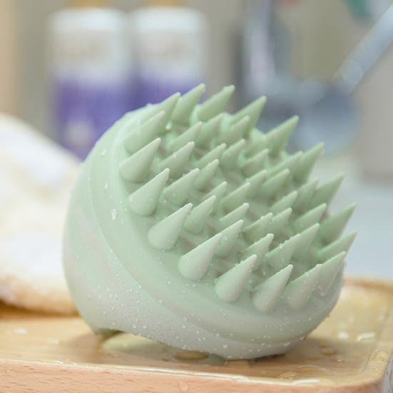 Scalp Massager Shampoo Brush with Soft Bristles Ergonomic Handle Portable Travel Hair Growth Dandruff Removal Scalp Exfoliator Scrubber Cleaning Brush