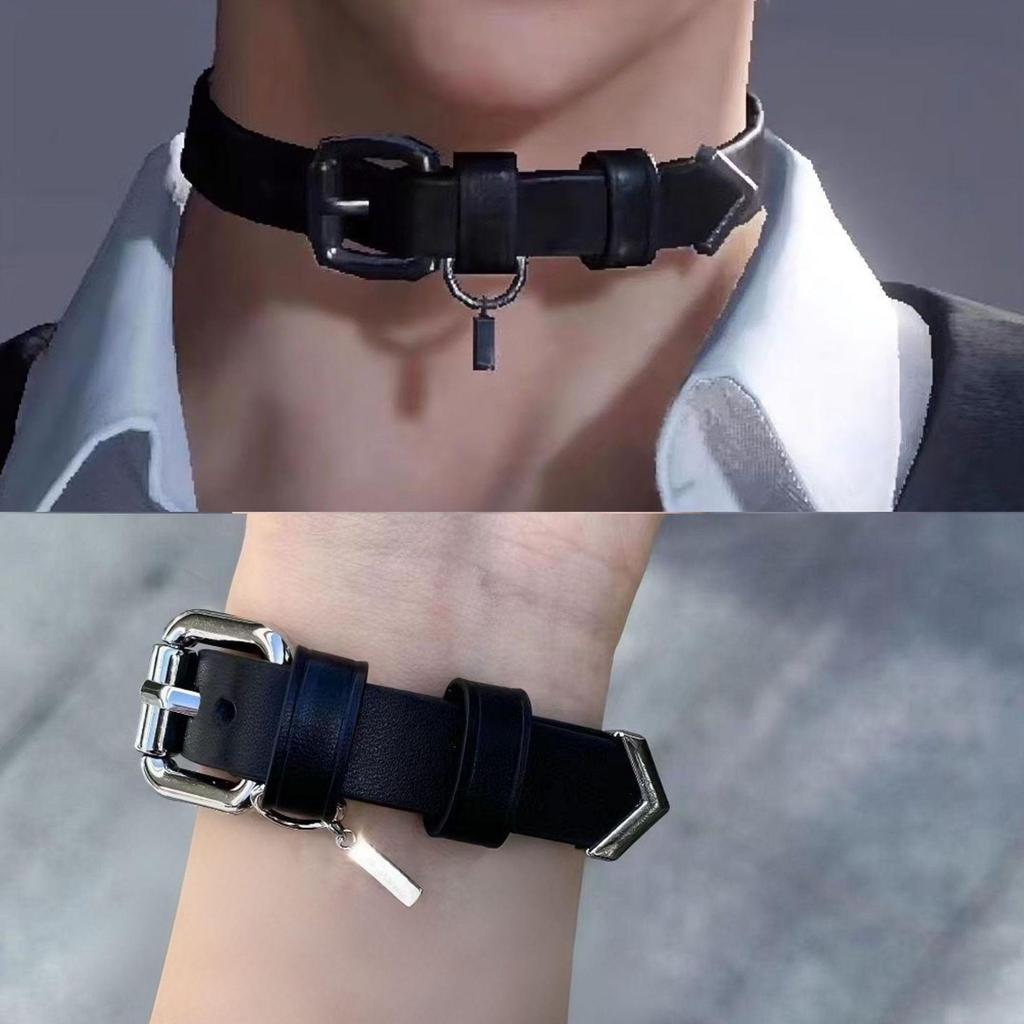 Chic Spicy Girl Leather Bell Choker Necklace – Unique Minority Design