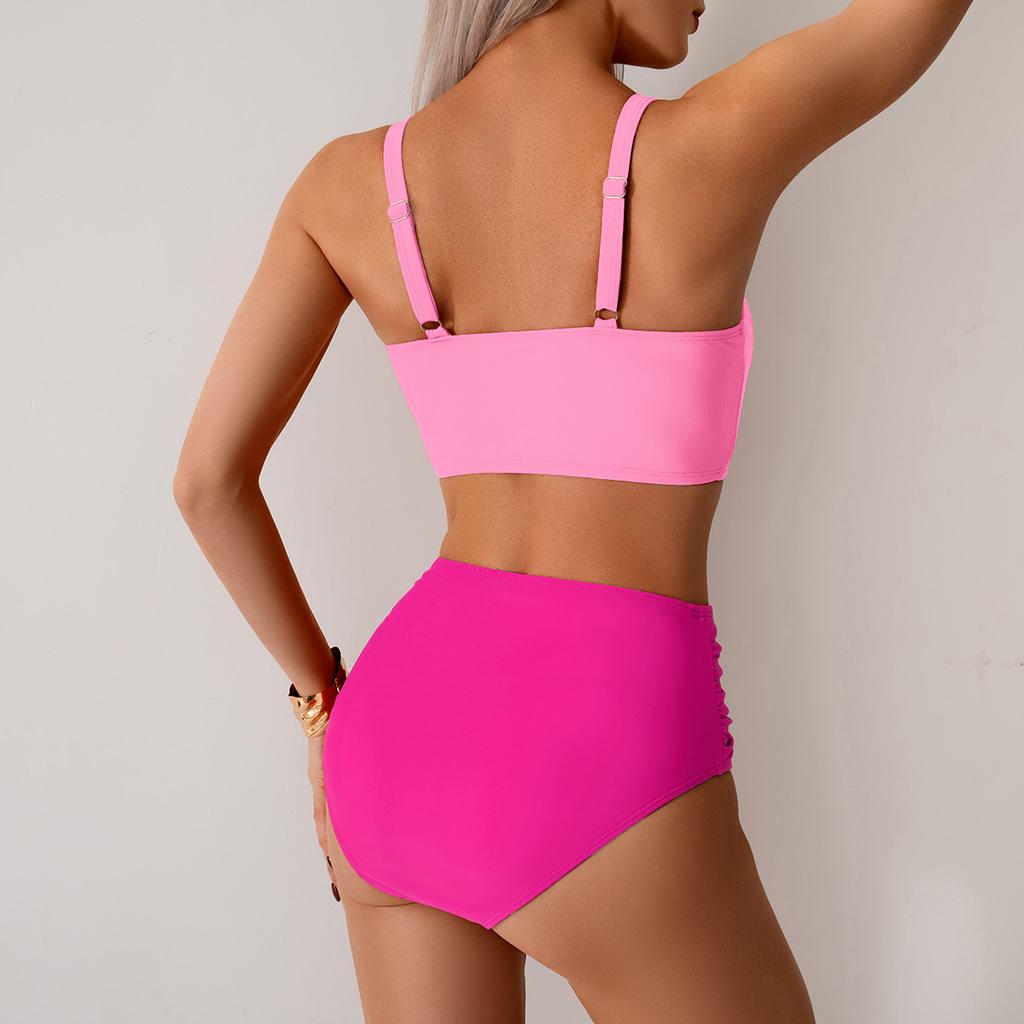 New Bikini Swimwear Western Style, Sexy, High Waisted Two Piece Swimsuit 0858 KTY