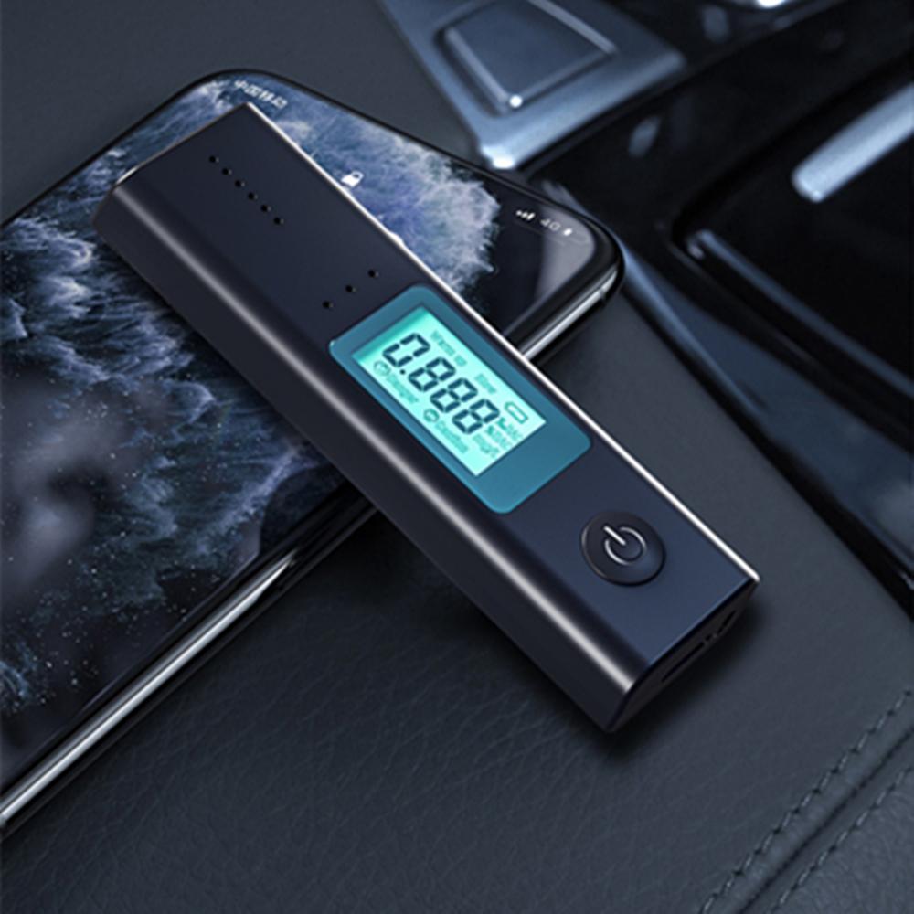 Цифровой ЖК-экран Тестер алкоголя в выдыхаемом воздухе Алкотестер Анализатор Детектор DC 5V 1A