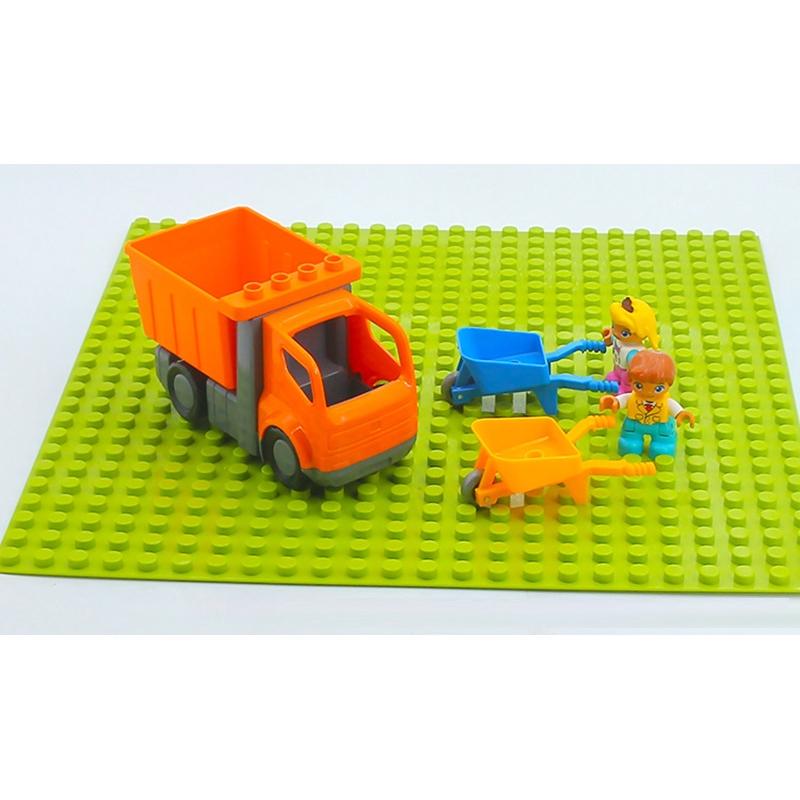 Детские строительные блоки Duplo DIY, аксессуары большого размера, автомобильные кирпичи, совместимые с деталями Dupols, игрушки для грузовиков, самолетов