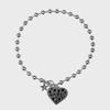 Eireve DALMATIAN PUPPY DOT BALL CHAIN CHOKER NECKLACE