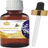 Левенмуи Синяя Ромашка (Ромашка аптечная L.) Чистое и натуральное эфирное масло терапевтического качества в стеклянной емкости