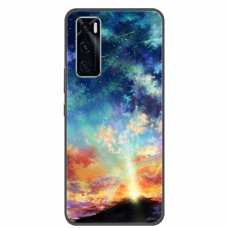 Чехол для Vivo Y70 Мраморный Мягкий Силиконовый Задние Чехлы для Телефона Vivo Y70 для Vivo Y70 Y 70 VivoY70 Coque Funda Милый Мультяшный
