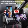 Крючок для заднего сиденья автомобиля, подвесное хранилище, держатель для мобильного телефона, подставка для заднего сиденья, держатель для стаканов и напитков для iPhone, Samsung, Xiaomi, всех телефонов