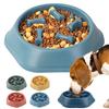 Dog Slow Food Bowl, Dog Bowl, Dog Bowl, Non-slip Pet Feeding Bowl, Small Dog and Large Dog Dog Food Bowl, Cat Bowl, Anti-choking