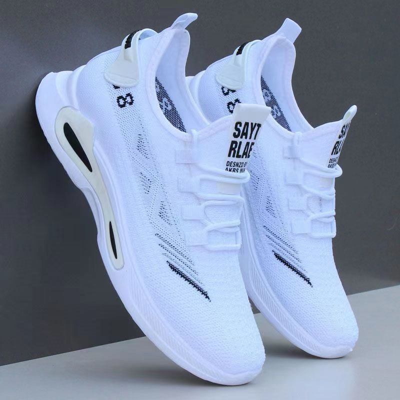 Lazy shoes men's shoes are light and breathable in summer, thin mesh shoes are breathable and soft-soled sports and leisure shoes.