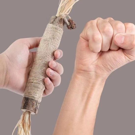 2 шт. палочки актинидии игрушки для кошек, натуральные жевательные игрушки для teething котят, игрушки с кошачьей мятой, обмотанные сизалем, для котят и кошек, деревянный инструмент для чистки зубов для