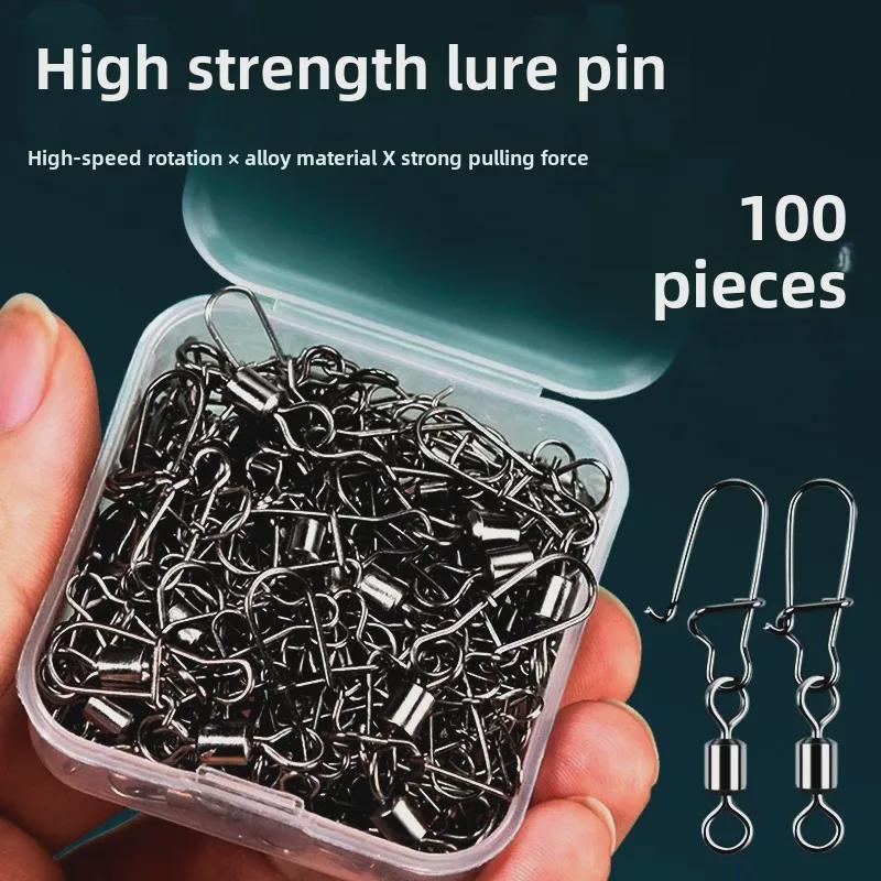 Lure Pin 8-Shaped Ring: American-Style Strong Tensile Fishing Connector.