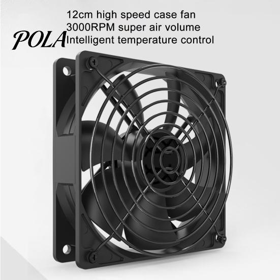 PC Case Fan Cooling Low Noise Quick Cool Down High Rotating Speed 3000RPM 4Pin Brushless Desktop Accessories Powerful