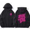 Muc Off Ride or Die Printed Fashionable Men's Hoodie Casual High-quality Hoodie Loose Sweatshirt