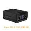 Корпус Argon NEO для Raspberry Pi 5 с адаптером PCIe на M.2 NVMe SSD
