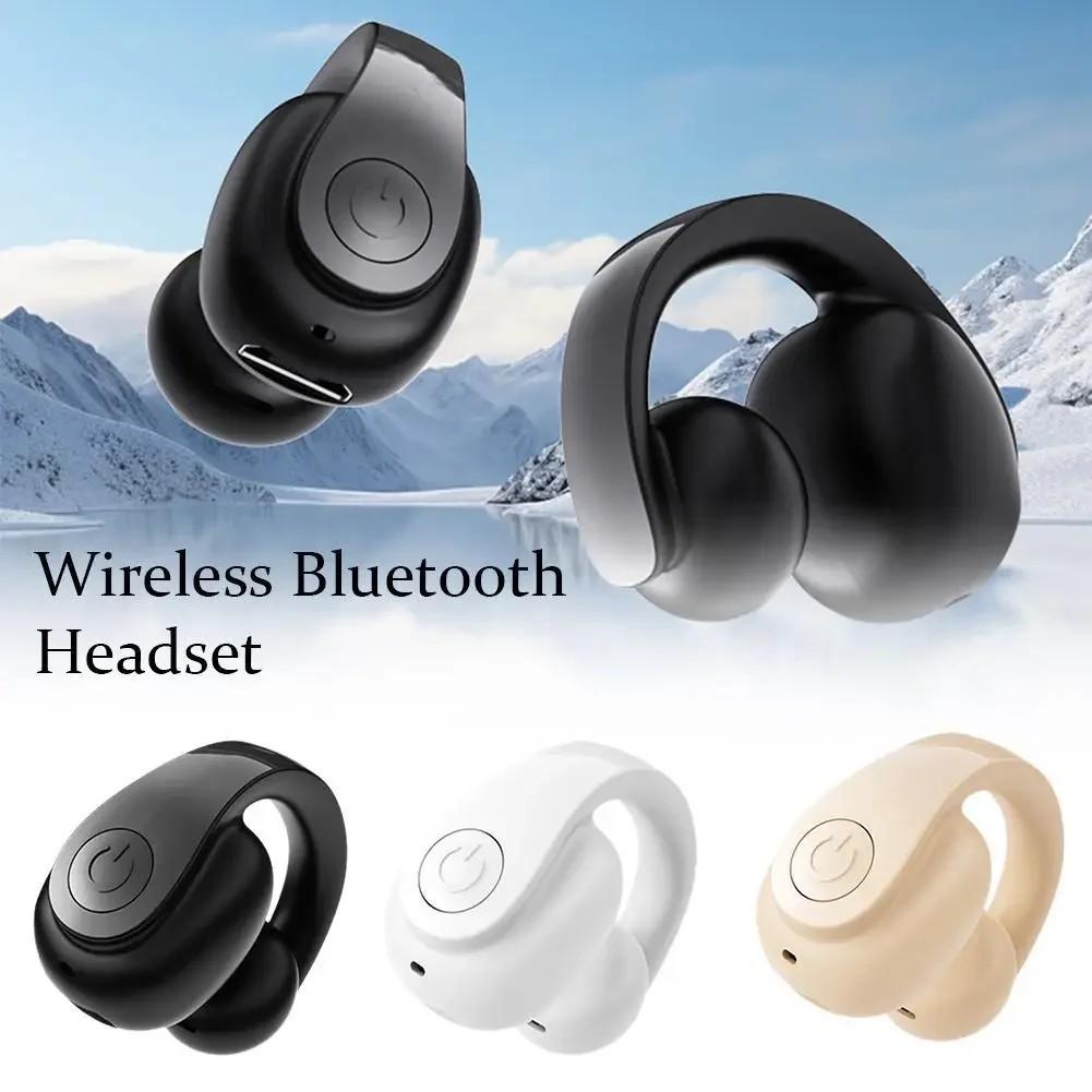 Bluetooth 5.4 Одиночные наушники Заушные Беспроводные Спортивные наушники с HD микрофоном Низкая задержка