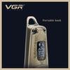 Оригинальная мужская машинка для стрижки волос VGR 901, металлическая, ретро, с гравировкой, для глубокой чистки, с умным цифровым дисплеем, электрическая, водонепроницаемая, долговечная