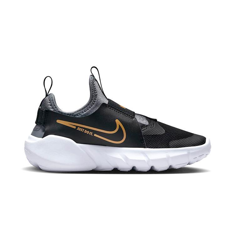 Nike Flex Runner 2 PS 'Черный Металлик Золотой' DJ6040-007