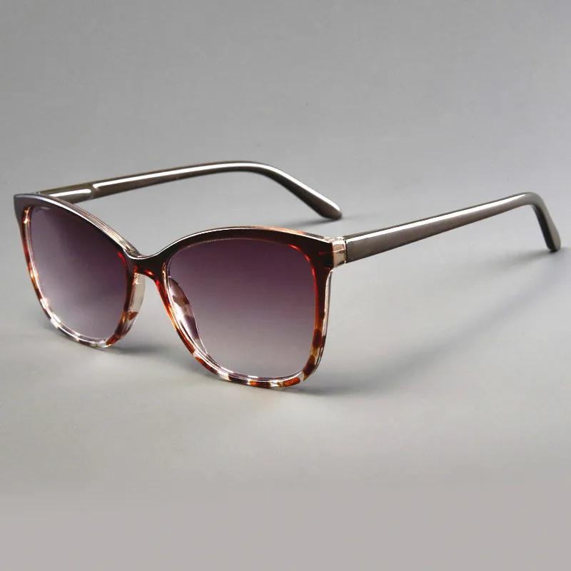 Мужские Женские Модные Очки для Чтения с Серыми Линзами Трендовые Новые Уличные с Защитой от УФ Лучей Солнцезащитные Очки Унисекс Винтажные для Дальнозоркости