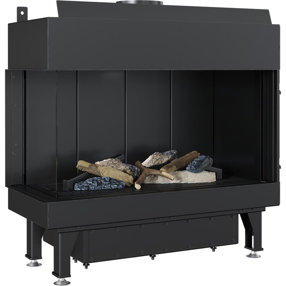 Газовый камин KRATKI LEO 70 левосторонний пропан FI 100/150 4,8 кВт