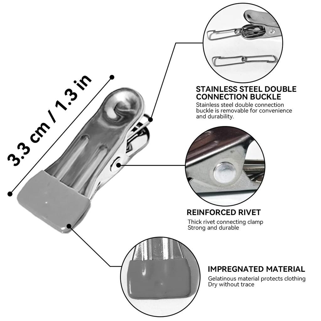 Сушильная стойка для одежды, нержавеющая сталь, вешалка для белья, прочный круглый поворотный ветрозащитный крючок, вешалка для нижнего белья, полотенце, бюстгальтеры, носки, нижнее белье