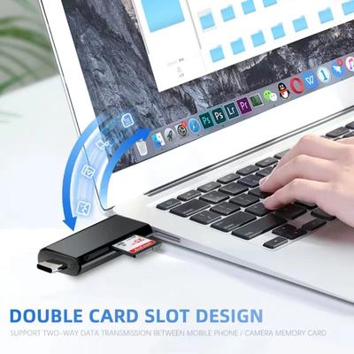 5 в 1 Многофункциональный USB 3.0 Type C USB Micro USB SD TF Устройство чтения карт памяти для Android IPhone Компьютерная док-станция Адаптер OTG Type C