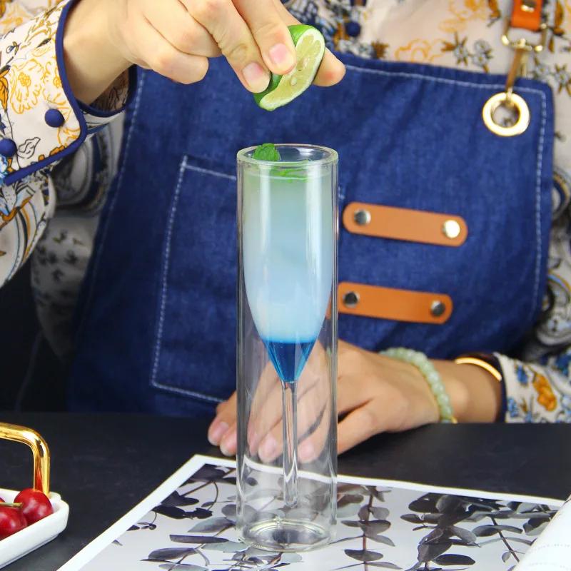 1 шт. Двойные стенки бокалы для шампанского фужеры пузырьковое вино тюльпан коктейль свадебная вечеринка чашка тост Bodum Thule Xicaras Copo