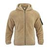 Winter Man Warm Fleece Fur Fluffy Hooded Coat Jacket Zip Up Solid Color Outwear Jumper Streetwear Jackets Clothing For Men