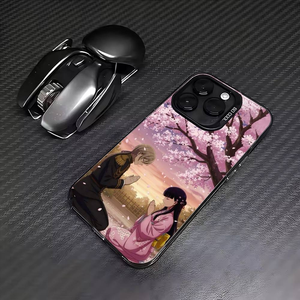 Чехол для телефона Аниме M-My Happy M-Marriage Для iPhone17,16,15,14,13,12,11 Plus,Pro Max Цветной Посеребренный Внутренний Чехол