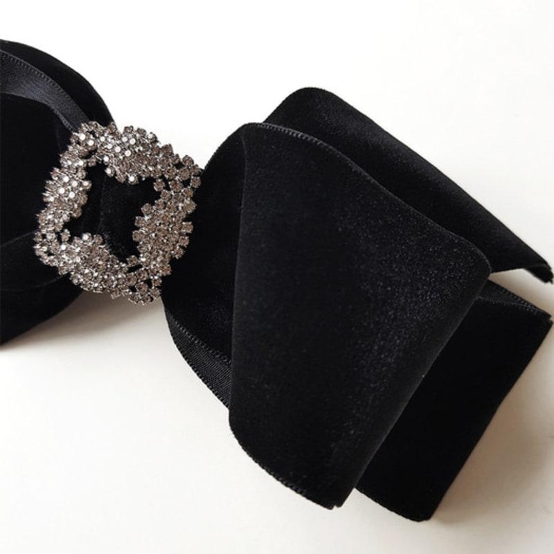 RACOHA Velvet Elizabeth Big Ribbon Hair pin