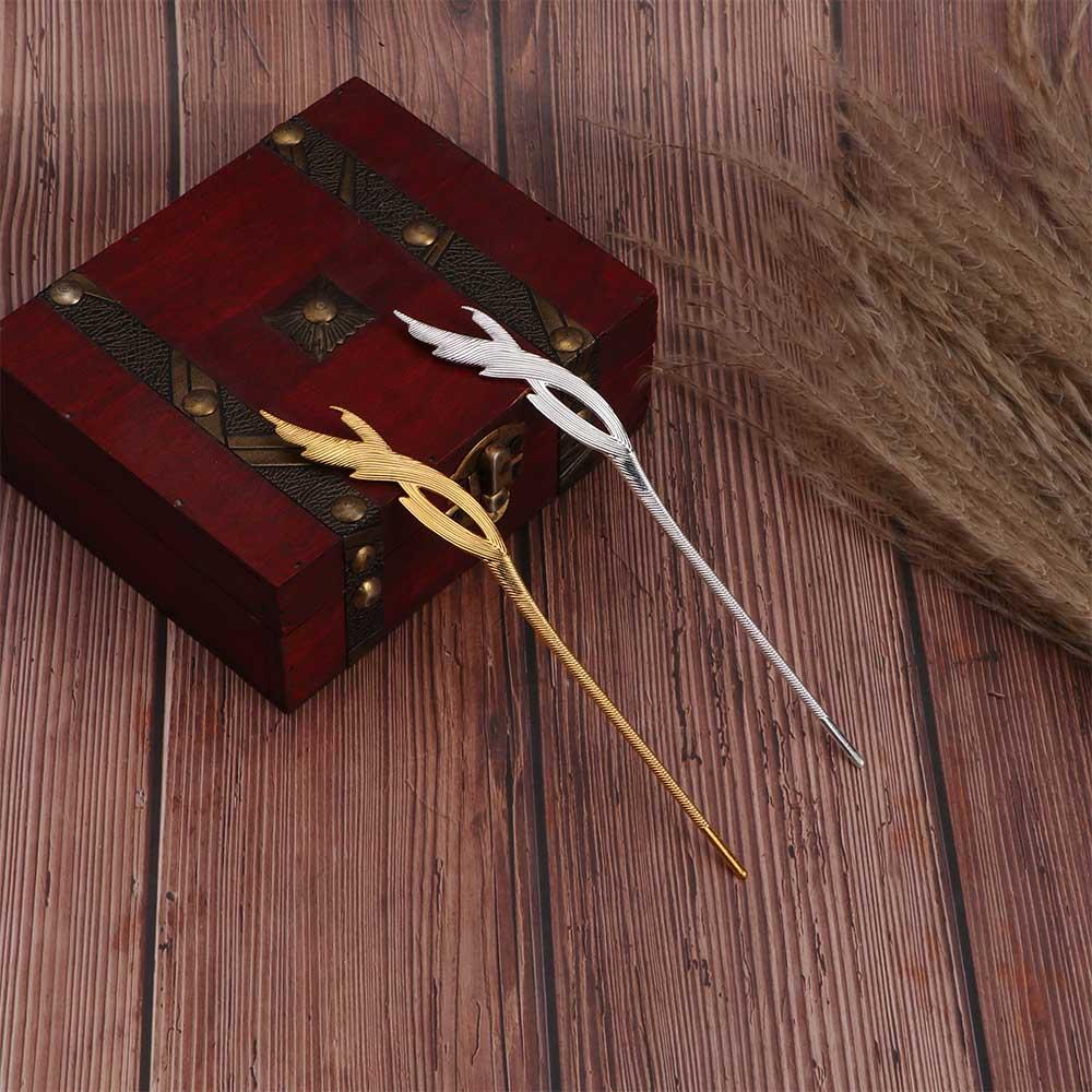 Fashion Hair Jewelry Feather Girls Women Ornaments Bird Hair Fork Hairpin Hair Stick
