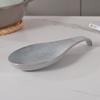 European Style Ceramic Spatula Rest Anti-skid Texture Ladle Holder Utensils Holder  Easy To Clean